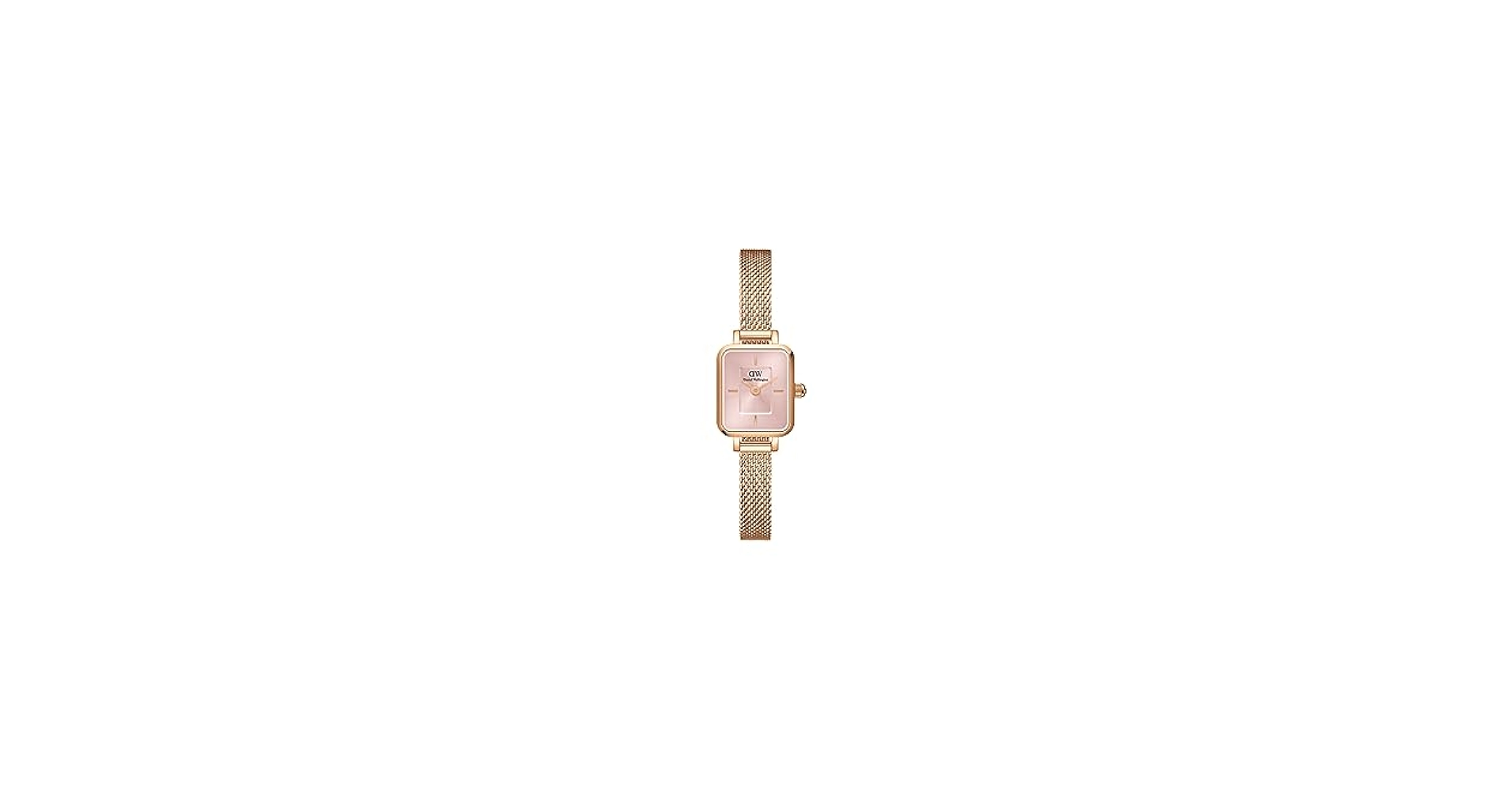 ダニエルウェリントン Quadro Mini Melrose Blush Quadro mini-blush square dial watch for women | DW